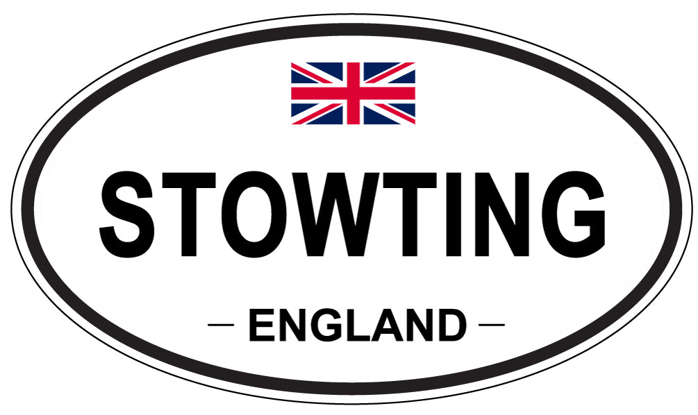 STOWTING, England - Oval Magnet