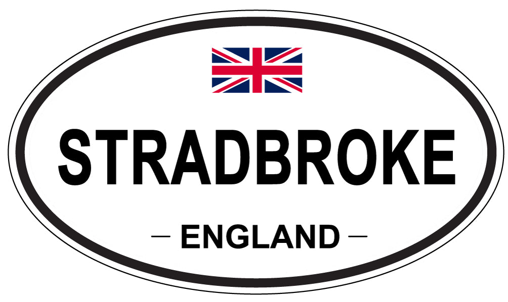 STRADBROKE, England - Oval Magnet