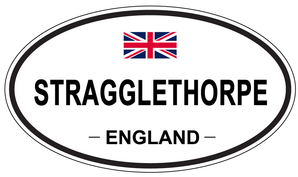 STRAGGLETHORPE, ENGLAND - Oval Sticker