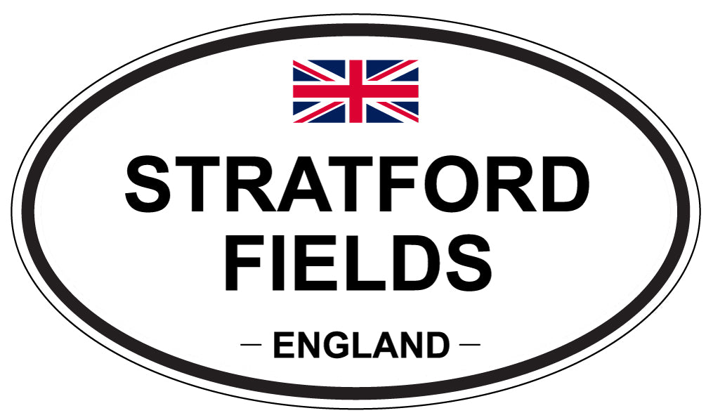 STRATFORD FIELDS, England - Oval Magnet