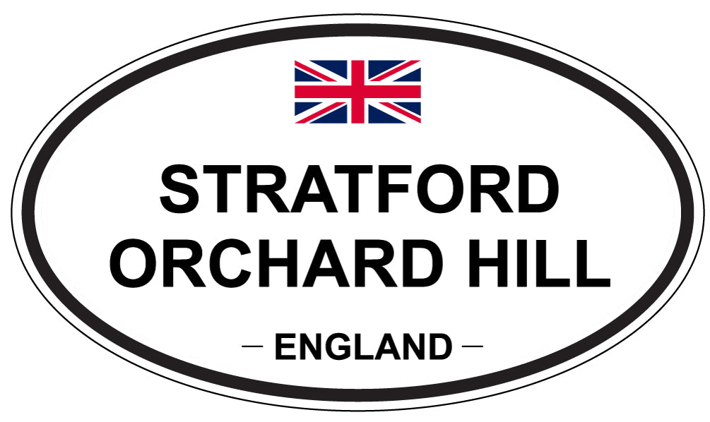 STRATFORD ORCHARD HILL, England - Oval Magnet