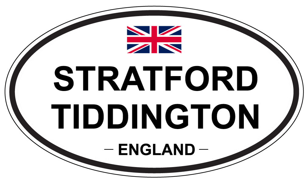 STRATFORD TIDDINGTON, England - Oval Magnet