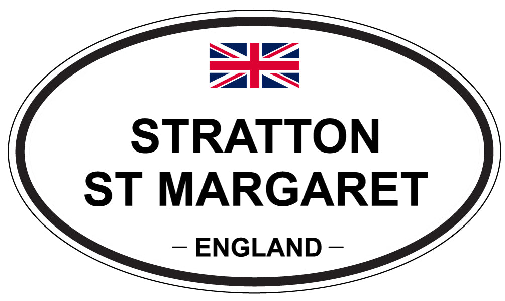 STRATTON ST MARGARET, England - Oval Magnet