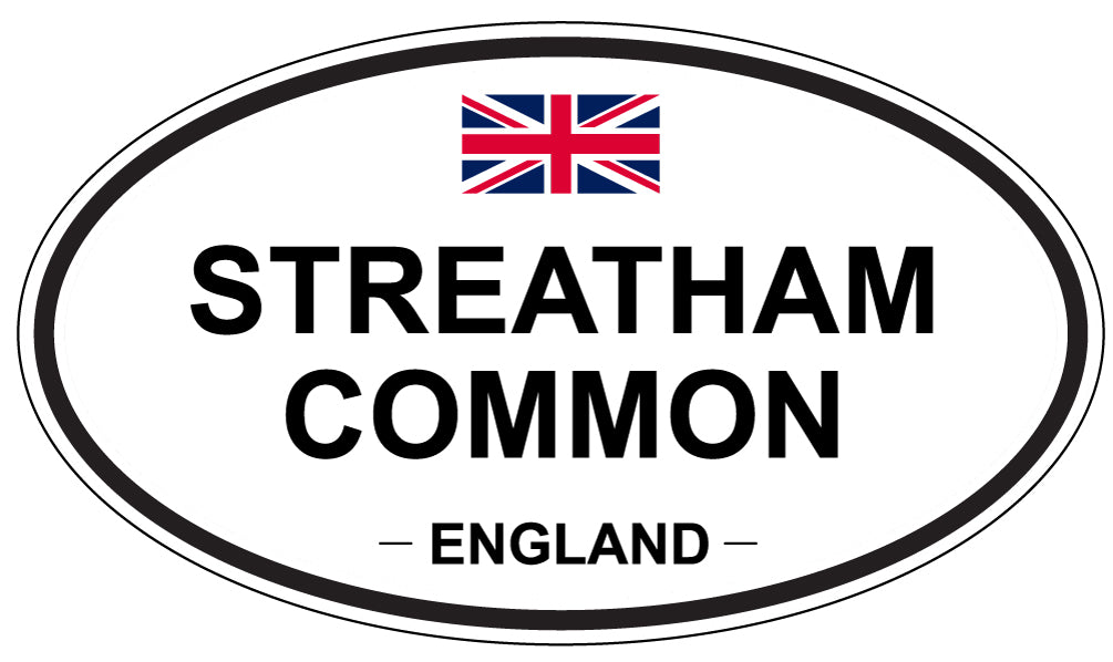 STREATHAM COMMON, ENGLAND - Oval Sticker