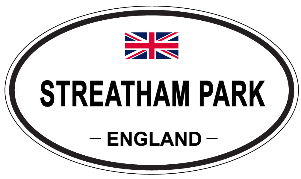 STREATHAM PARK, England - Oval Magnet