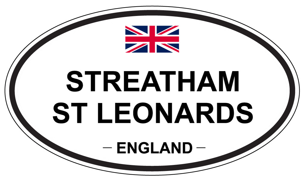 STREATHAM ST LEONARDS, England - Oval Magnet