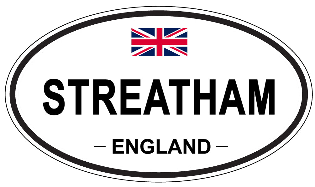 STREATHAM, England - Oval Magnet