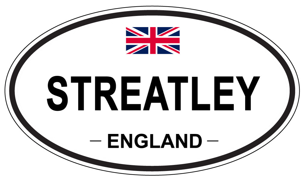 STREATLEY, England - Oval Magnet