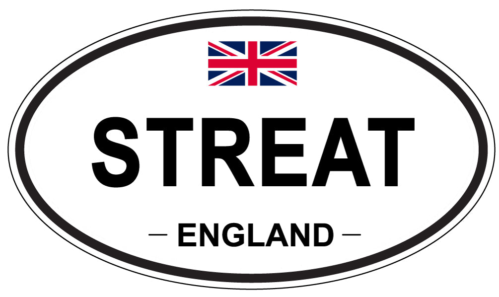 STREAT, England - Oval Magnet