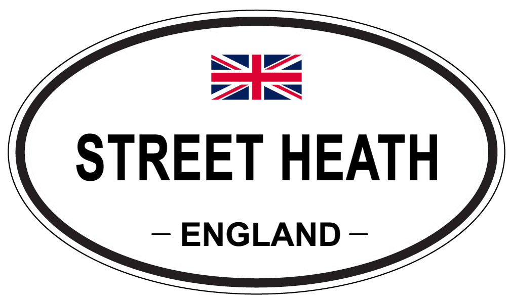 STREET HEATH, England - Oval Magnet