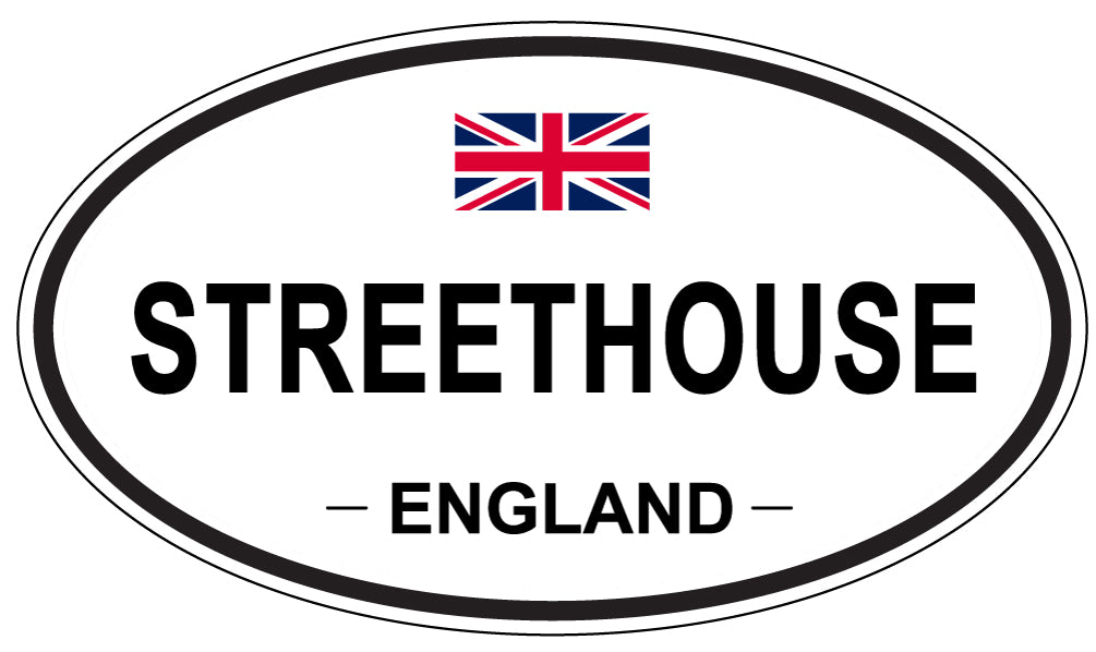 STREETHOUSE, England - Oval Magnet