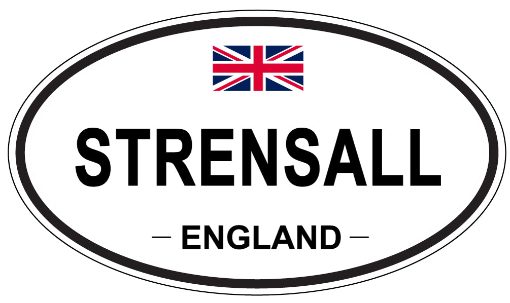 STRENSALL, England - Oval Magnet