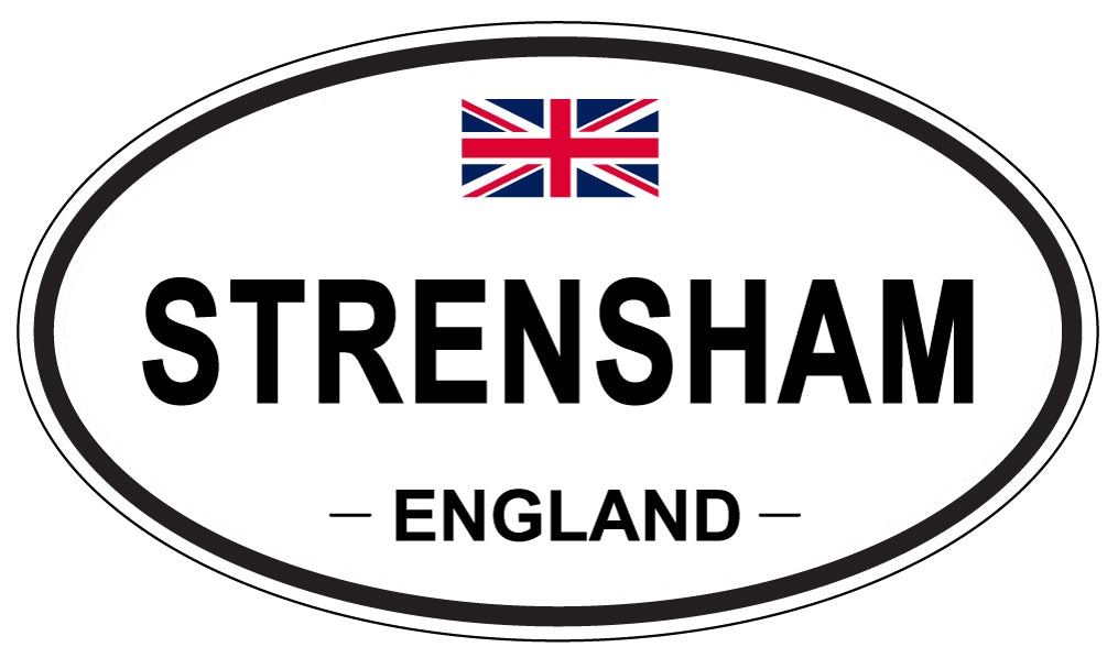 STRENSHAM, England - Oval Magnet