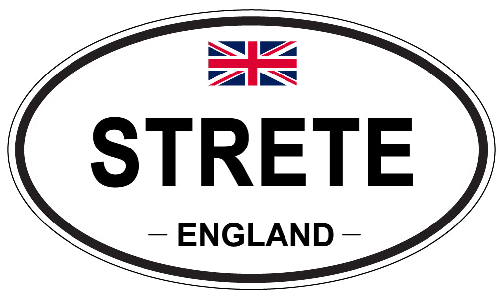 STRETE, England - Oval Magnet