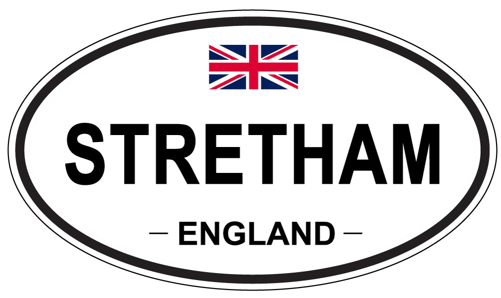 STRETHAM, England - Oval Magnet