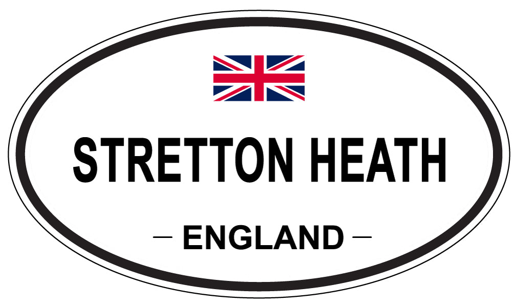 STRETTON HEATH, ENGLAND - Oval Sticker