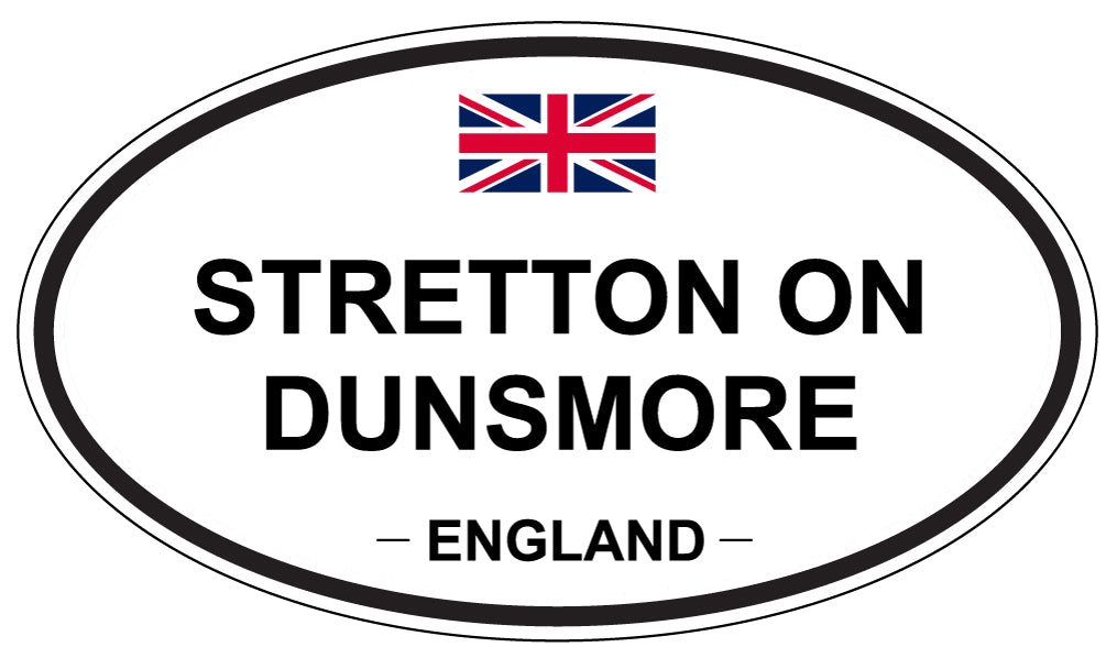 STRETTON ON DUNSMORE, England - Oval Magnet