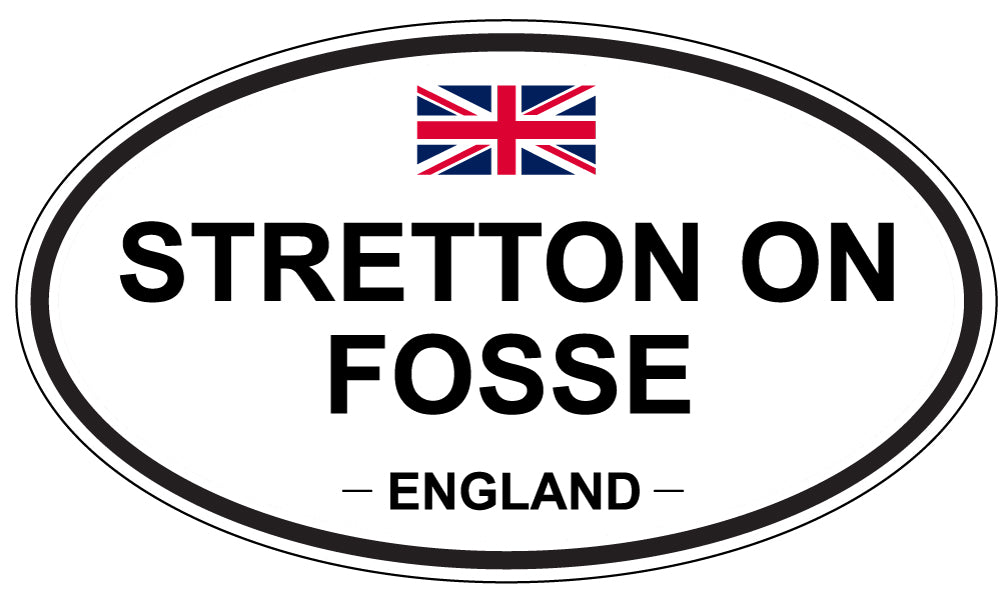 STRETTON ON FOSSE, England - Oval Magnet