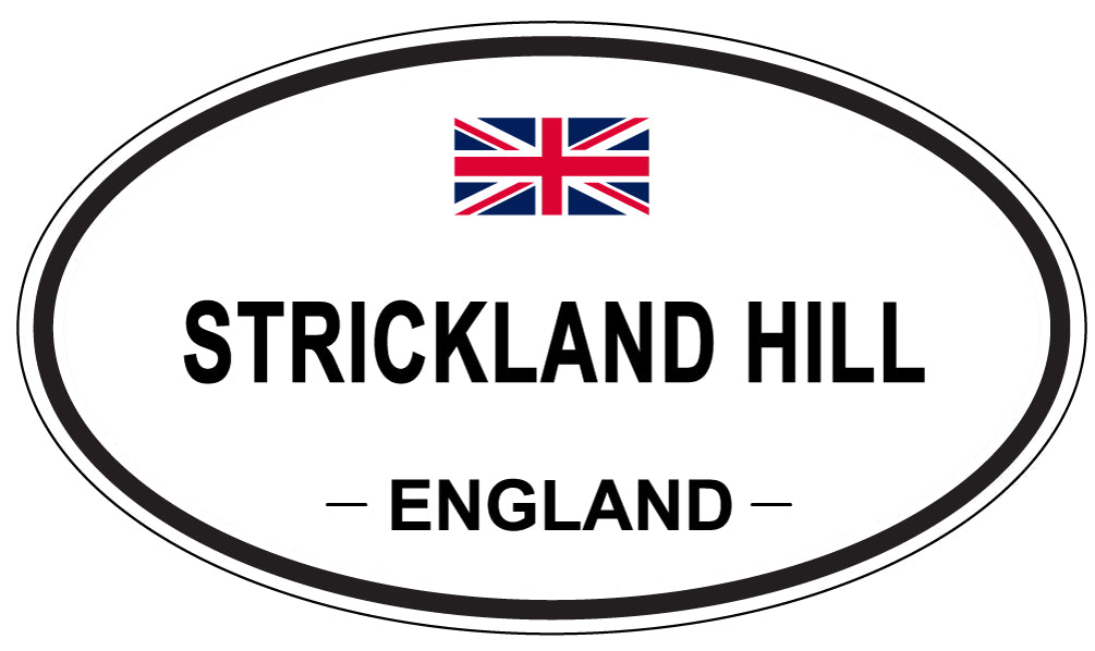 STRICKLAND HILL, England - Oval Magnet
