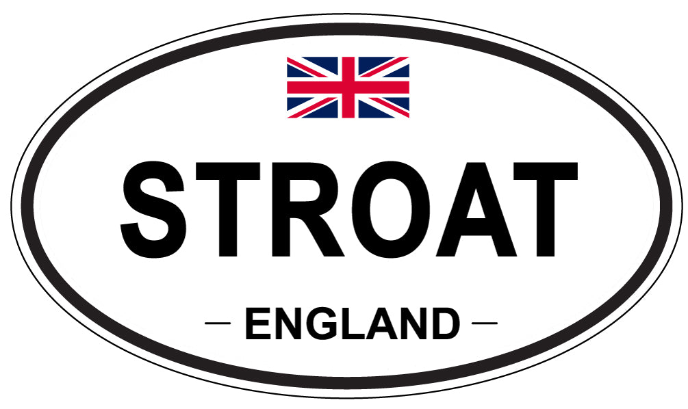 STROAT, England - Oval Magnet