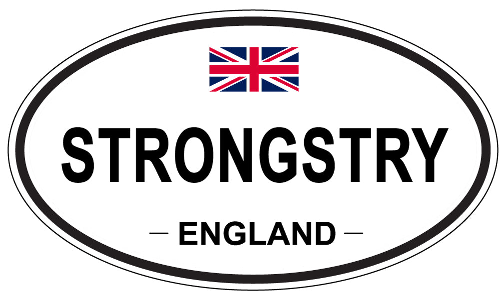 STRONGSTRY, England - Oval Magnet