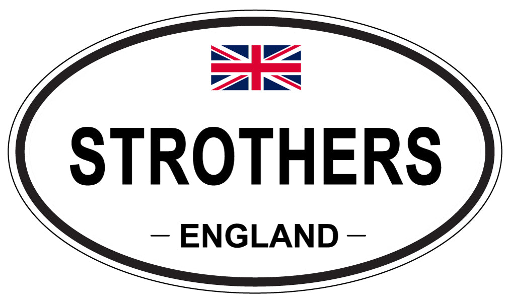 STROTHERS, England - Oval Magnet