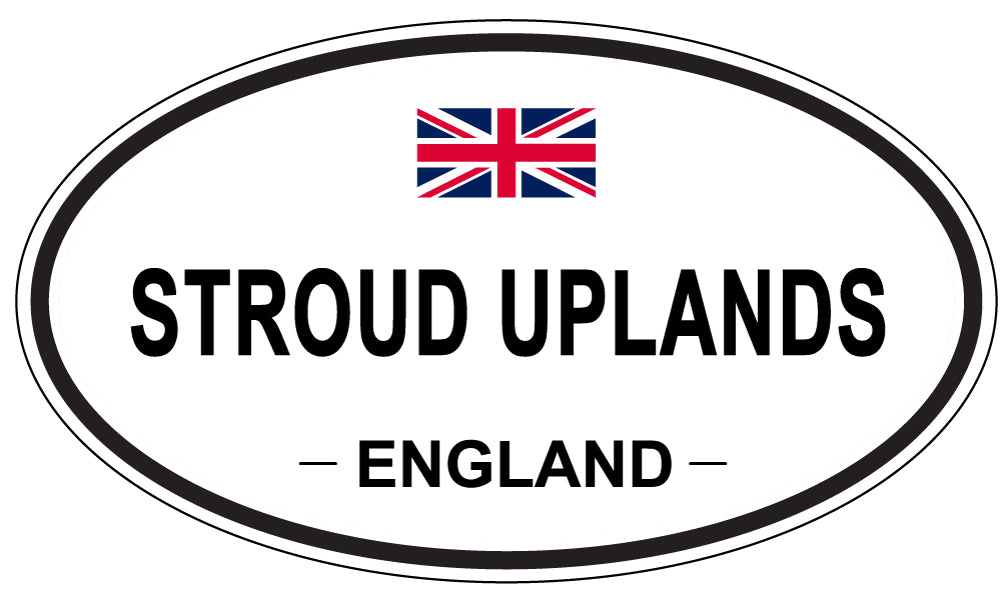 STROUD UPLANDS, England - Oval Magnet