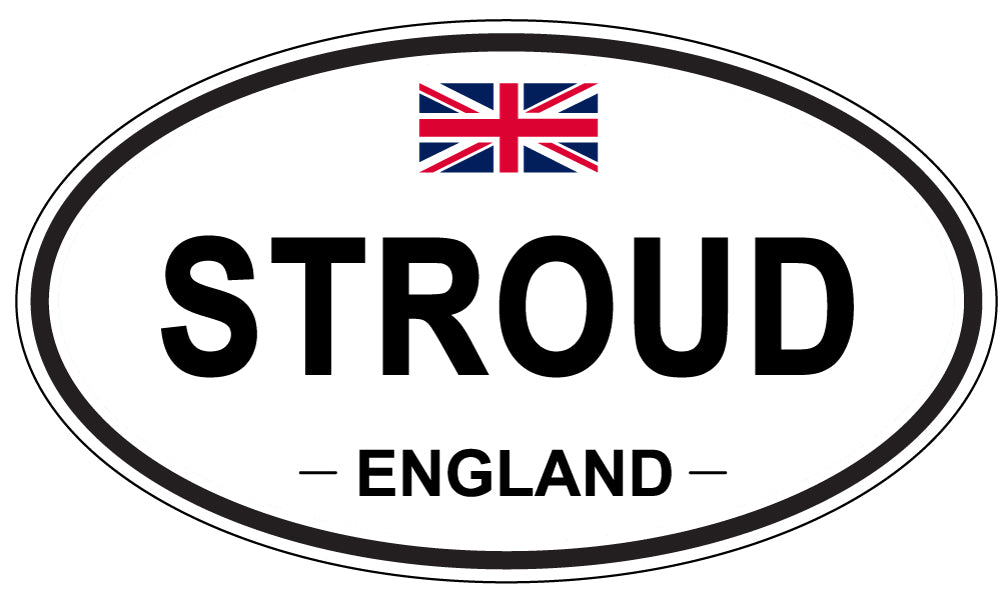 STROUD, England - Oval Magnet