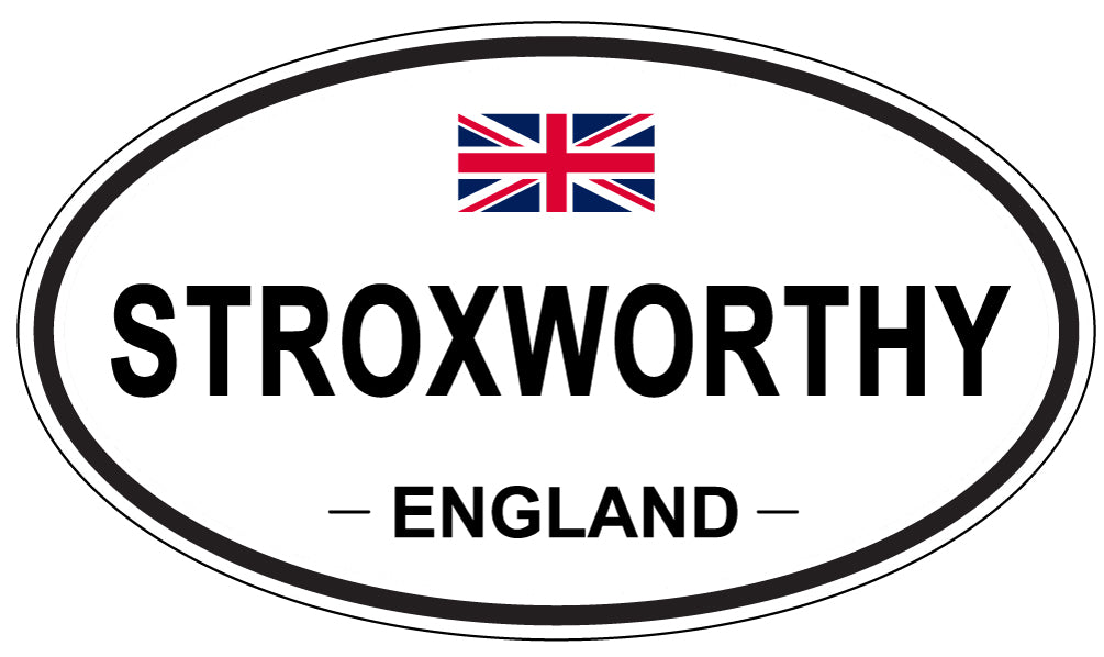 STROXWORTHY, England - Oval Magnet
