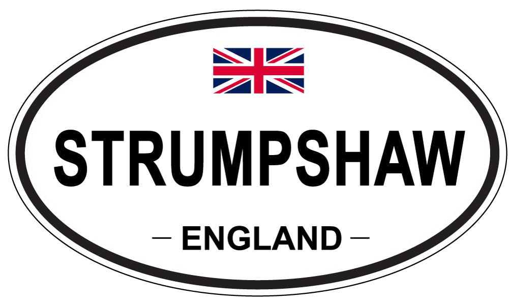 STRUMPSHAW, England - Oval Magnet