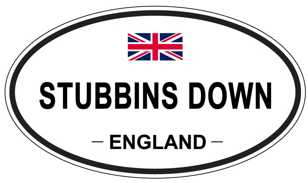 STUBBINS DOWN, England - Oval Magnet