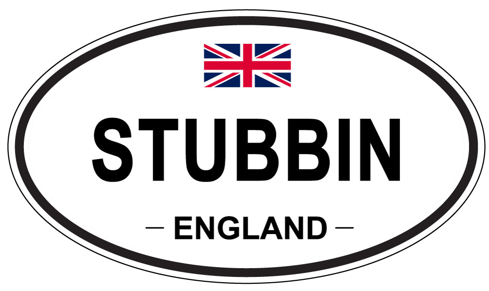 STUBBIN, England - Oval Magnet