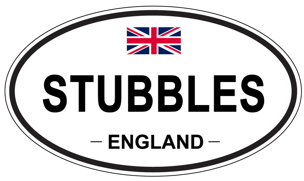 STUBBLES, England - Oval Magnet
