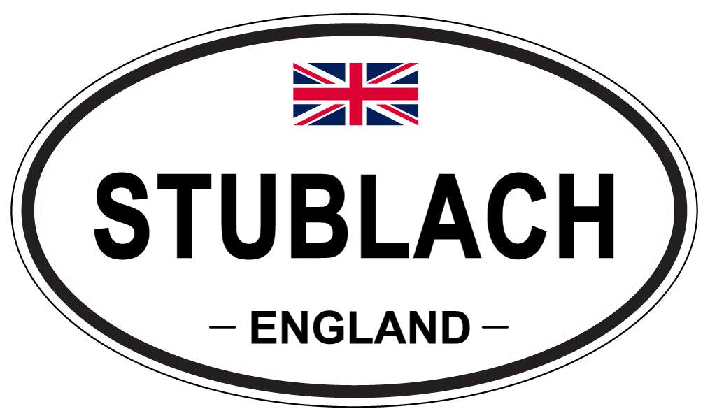 STUBLACH, England - Oval Magnet