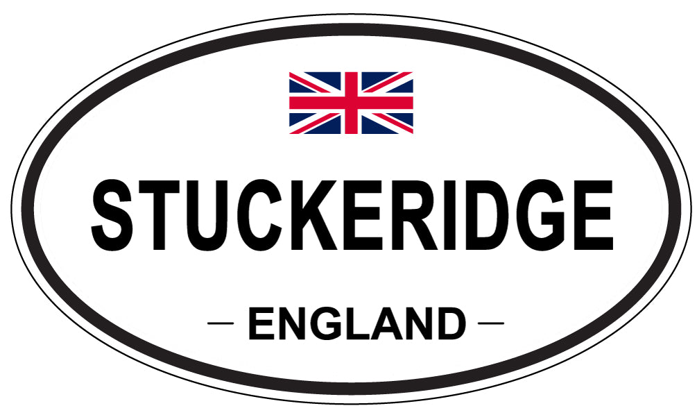 STUCKERIDGE, England - Oval Magnet