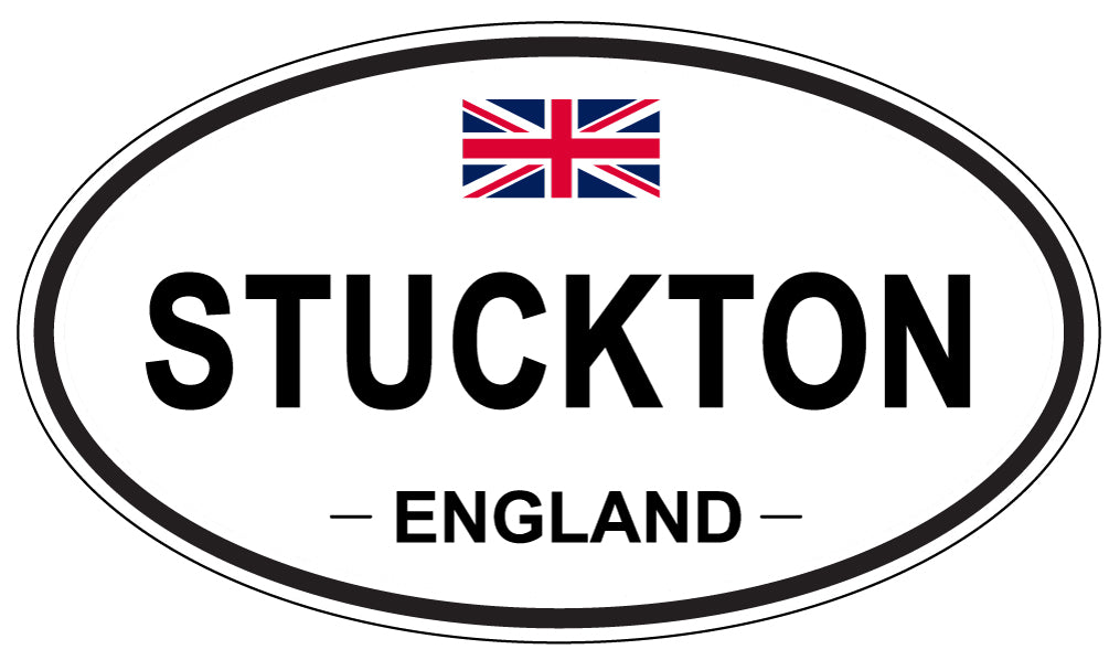 STUCKTON, England - Oval Magnet