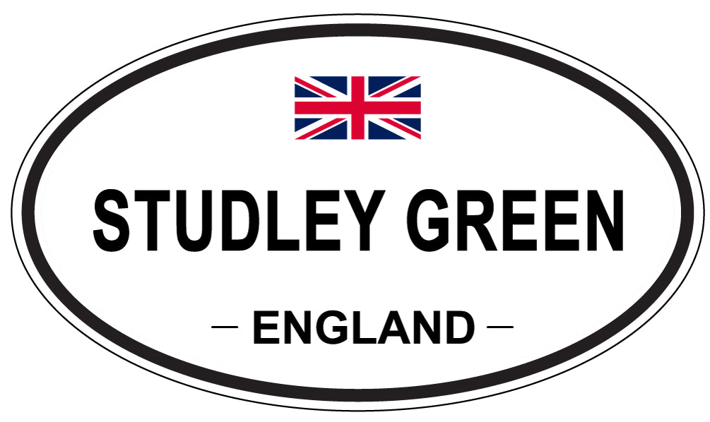 STUDLEY GREEN, England - Oval Magnet