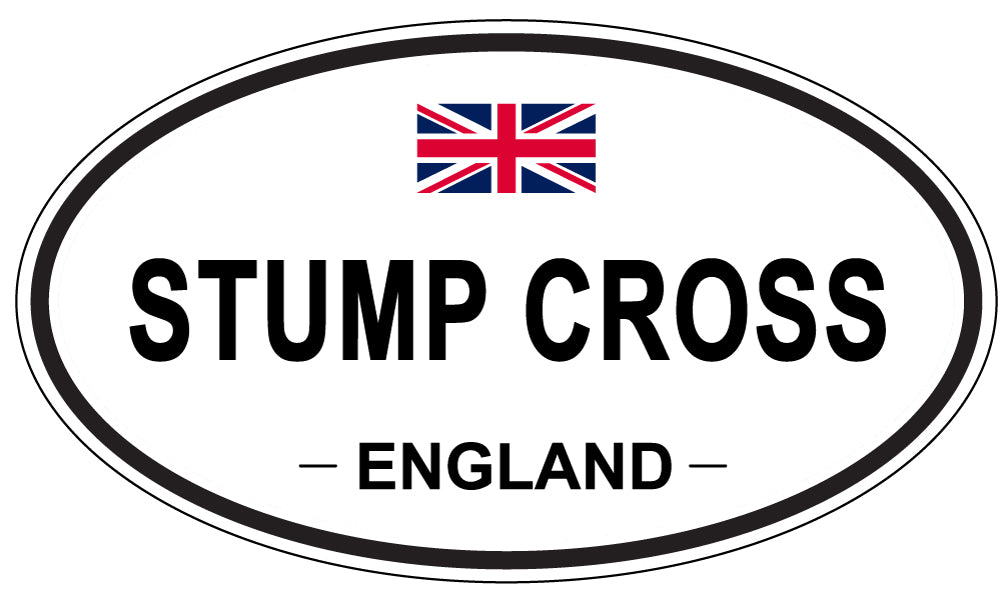 STUMP CROSS, England - Oval Magnet