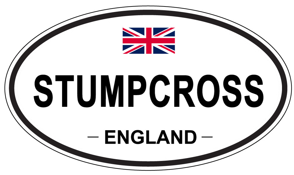 STUMPCROSS, England - Oval Magnet