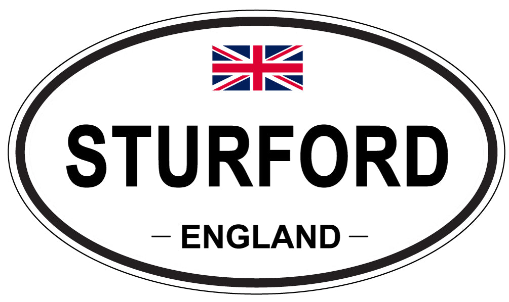 STURFORD, England - Oval Magnet
