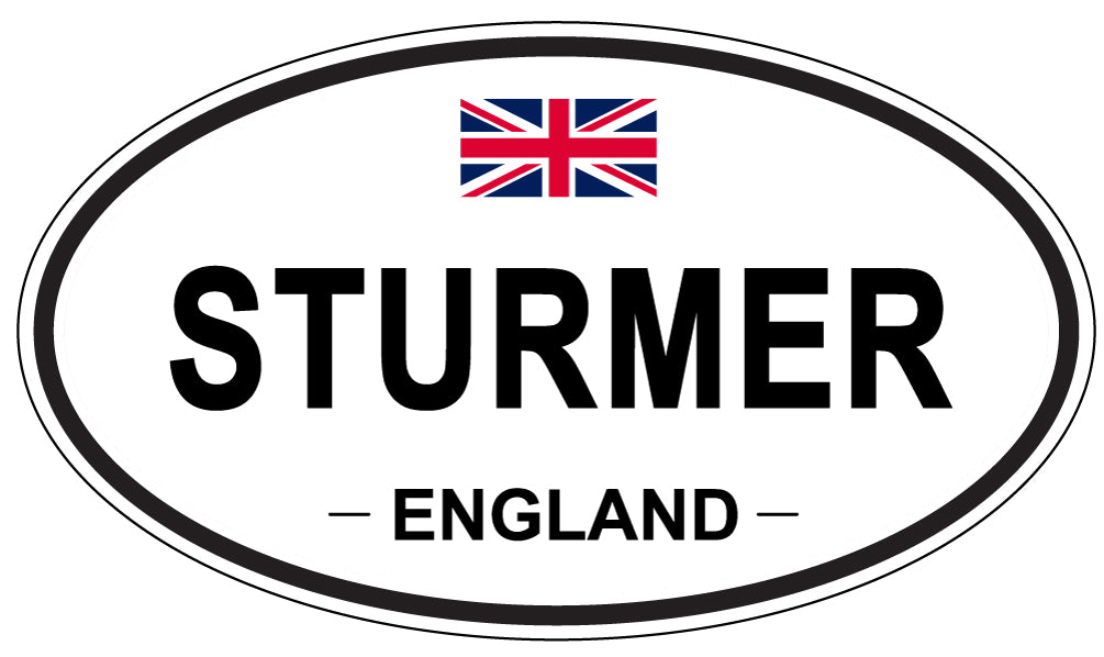STURMER, England - Oval Magnet