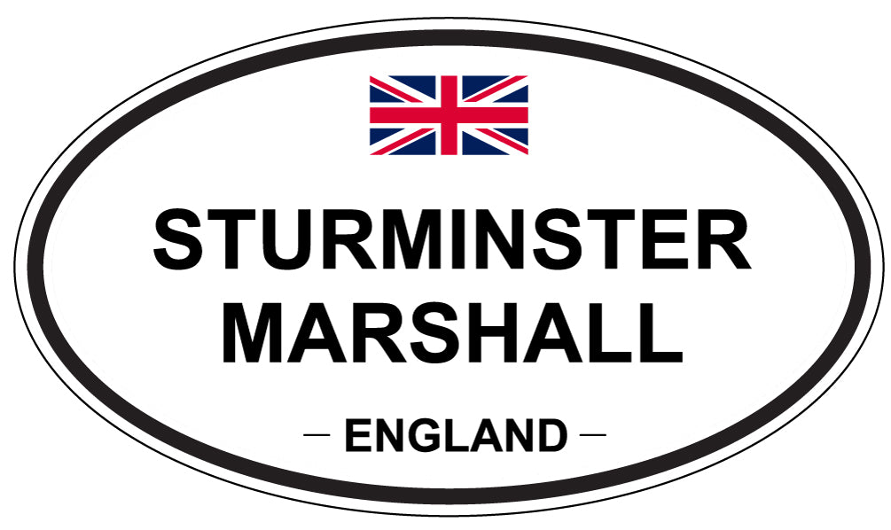 STURMINSTER MARSHALL, England - Oval Magnet