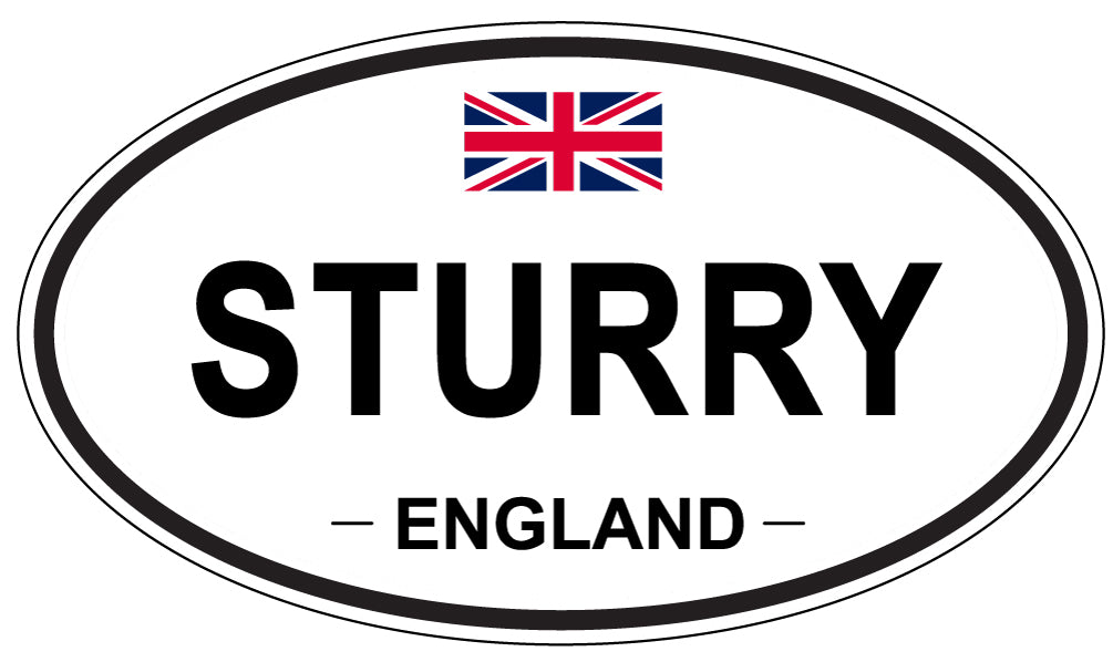STURRY, England - Oval Magnet