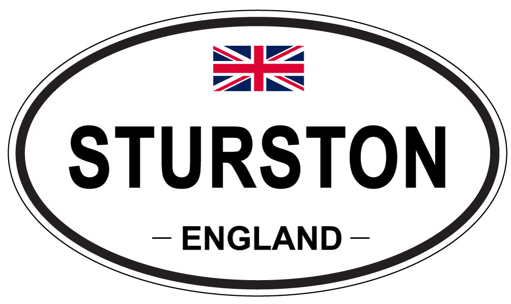 STURSTON, England - Oval Magnet