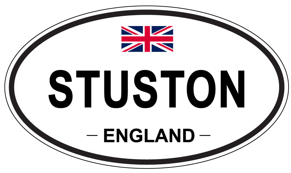 STUSTON, England - Oval Magnet