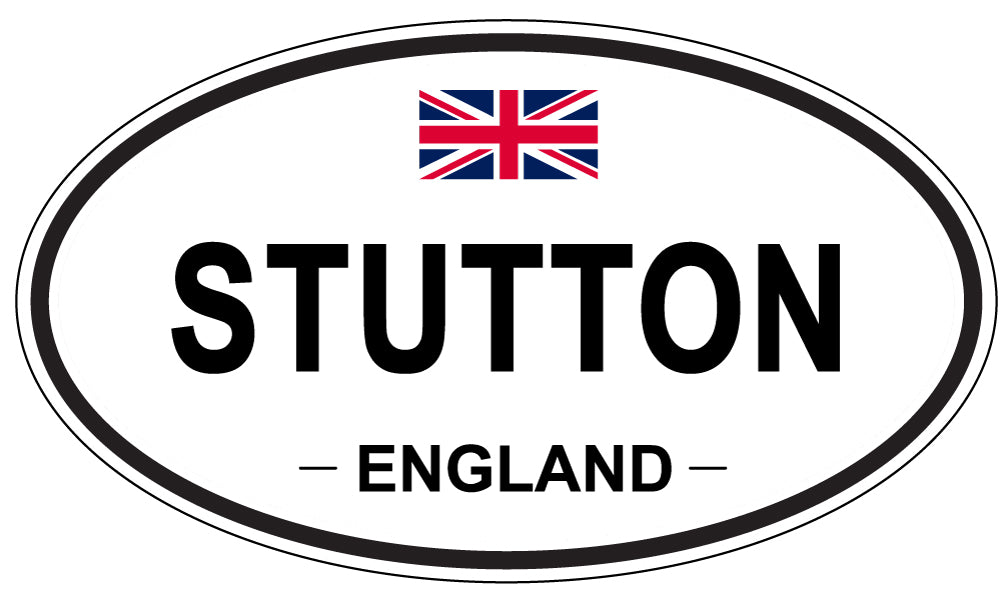 STUTTON, England - Oval Magnet