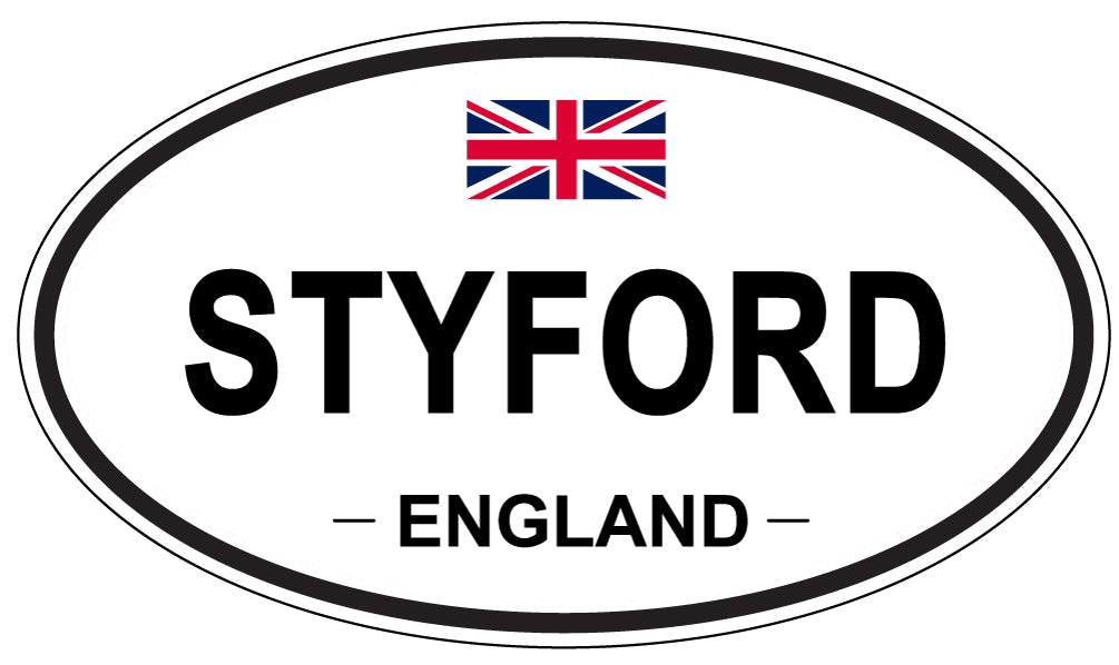 STYFORD, England - Oval Magnet