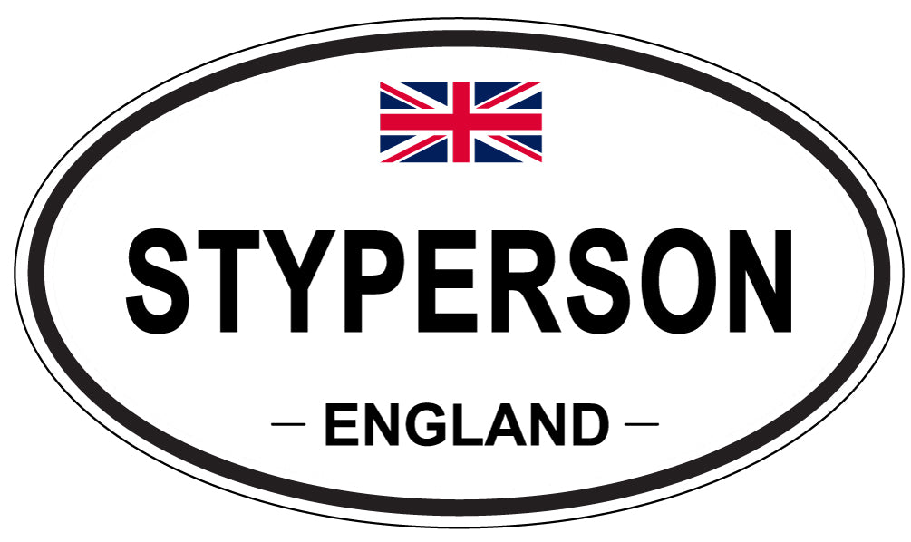 STYPERSON, England - Oval Magnet