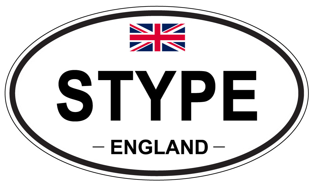STYPE, England - Oval Magnet