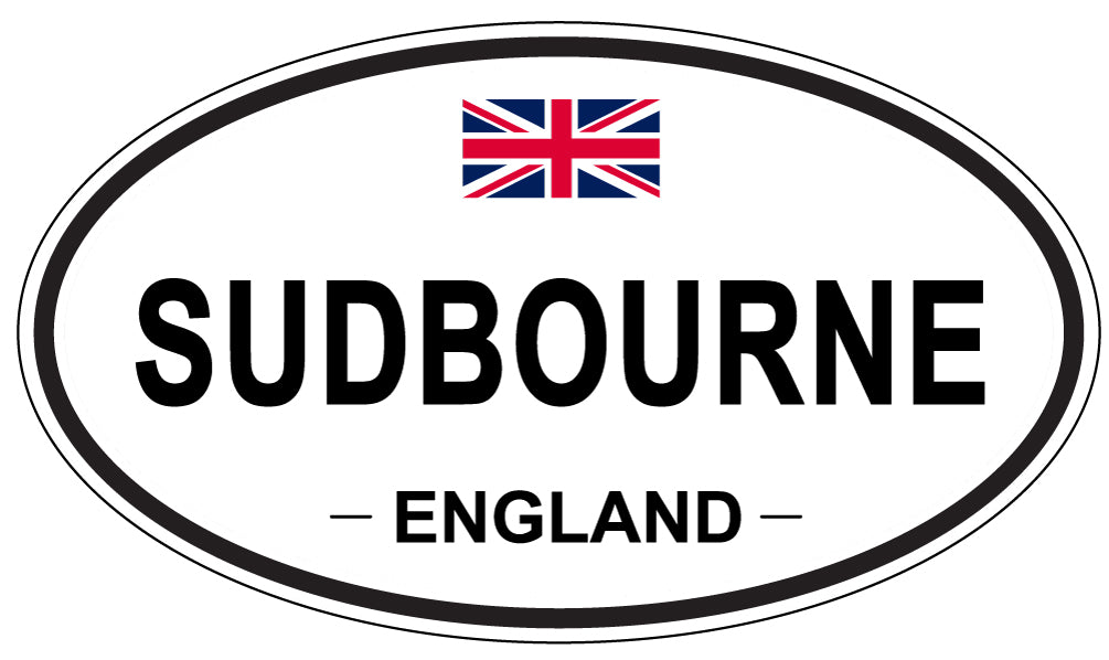 SUDBOURNE, England - Oval Magnet